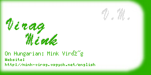 virag mink business card